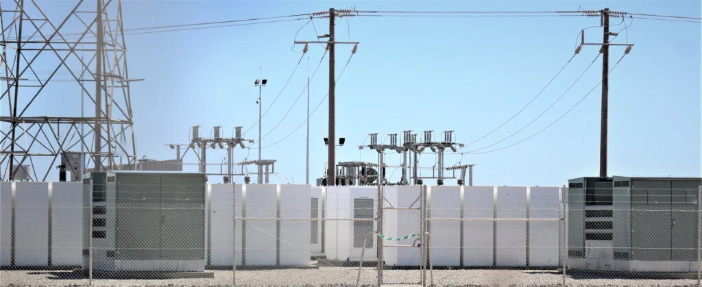 Example of a utility substation